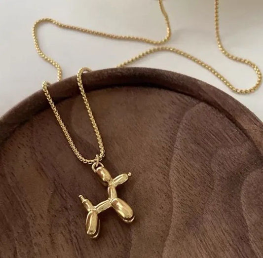 Balloon Puppy necklace